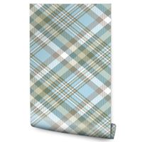 Tapeta Do Biura Kolorowa KRATA Kratka Modny Wzór