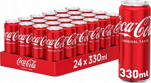 Coca Cola Original 330ml puszka 24 szt na Arena.pl