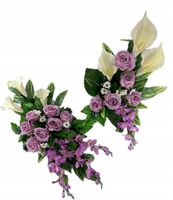 WIĄZANKA STROIK KOMPOZYCJA NA GRÓB CMENTARZ SZTUCZNE KWIATY