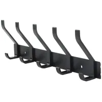 Wieszak ścienny 5 haczyków na ubrania do przedpokoju lub łazienki