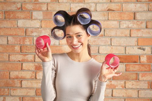 Wałki Do Włosów Rzepy Rzepowe DUŻE GRUBE SAMOUTRZYMUJĄCE SIĘ 70mm, 6 sztuk na Arena.pl