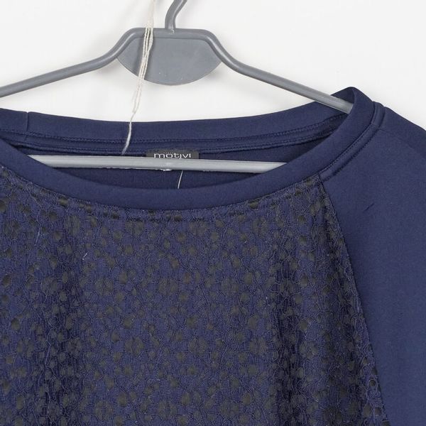 BLUZA DAMSKA GRANATOWA PIANKOWA MOTIVI R. L zdjęcie 2