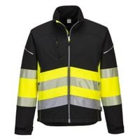 kurtka ostrzegawcza softshell  pw375bky rozmiar m - kur 375y m