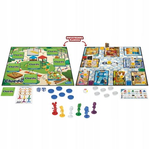 HASBRO GRA CLUEDO JUNIOR PLUS 2W1 PL F6419 na Arena.pl
