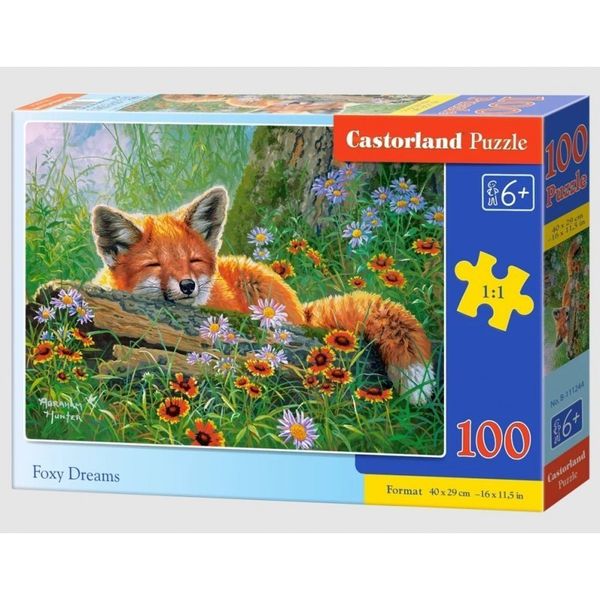 Puzzle 100 foxy dreams CASTOR zdjęcie 1