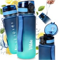 Bidon Butelka na Wodę Napoje Szczelna z Podziałką Sportowa Podróżna 500 ml