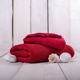 Ręcznik Unica - 70X140, Bordowy