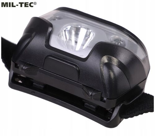 LATARKA CZOŁOWA CZOŁÓWKA MIL-TEC 200 lumenów LED BIAŁA CZERWONA CREE XPE na Arena.pl