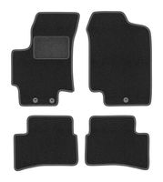Dywaniki welurowe LUX do Kia Rio II DE 2005-2011 hatchback grafitowe