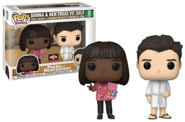 Funko POP! Parks & Recreation Donna Ben 2pak Specjal Edition zdjęcie 1