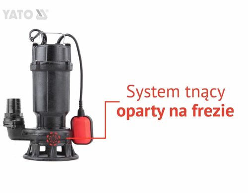 pompa do ścieków 750w z rozdrabniaczem - yt-85350 na Arena.pl