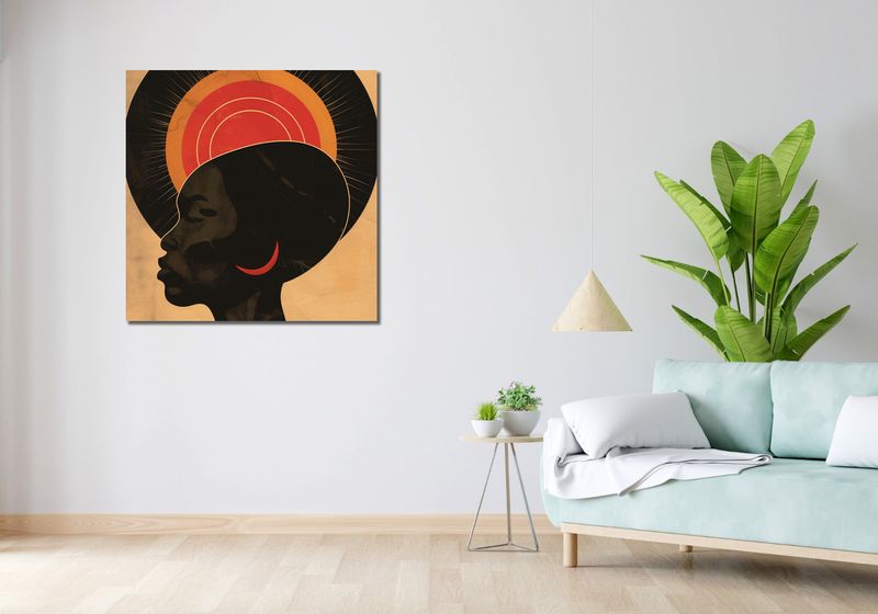 Obraz 90x90cm Gorące Promienie zdjęcie 2