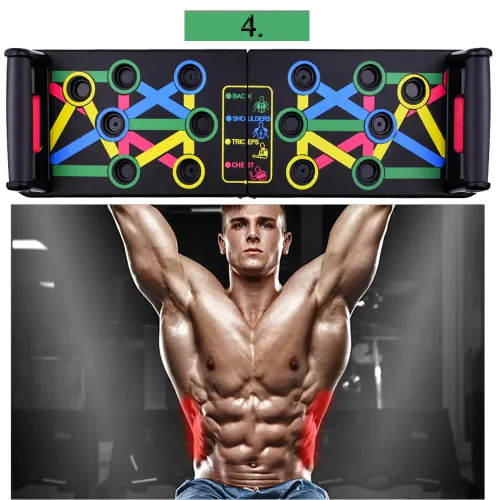 WIELOFUNKCYJNA DESKA DO POMPEK, DESKA PUSH-UP DESKA DO ĆWICZEŃ Z UCHWYTAMI na Arena.pl