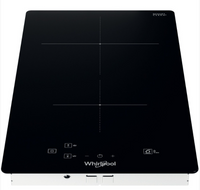 Płyta indukcyjna na równi z blatem 28 cm czarne szkło WHIRLPOOL WSQ053