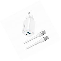 Szybka ładowarka GaN 45W 2 wejścia USB i USB-C z kablem do Vivo Y20i