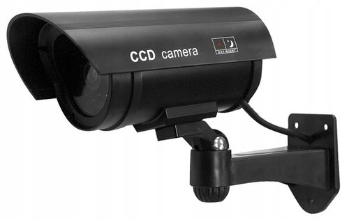 KAMERA ATRAPA LED MONITORING KAMERA ZEWNĘTRZNA ŚCIENNA Z DIODĄ MIGAJĄCA na Arena.pl