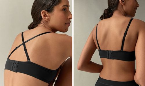 SELF Black Strapless Multiway Bra EU85D UK38D na Arena.pl