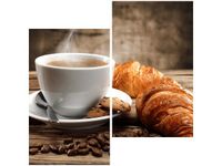 60X60CM PRZERWA KAWĘ DWU OBRAZ ŚCIAN