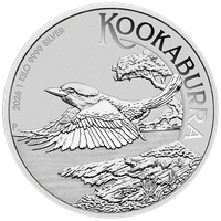 Kookaburra 1000 gramów Srebra 2026