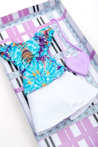 Ubranka dla Lalek SPÓDNICA BLUZKA TOREBKA spódniczka  A1 na Arena.pl