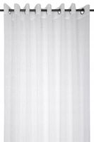 FIRANA BIAŁA NA KÓŁKACH NA PRZELOTKACH METALICZNE ZDOBIENIE 300 x 280 cm
