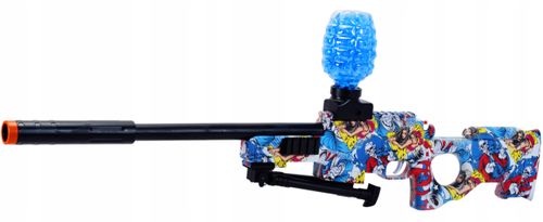 KARABIN AUTOMATYCZNY ZESTAW PISTOLET AUTOMAT NA KULKI WODNO ŻELOWE ELEKTRO na Arena.pl