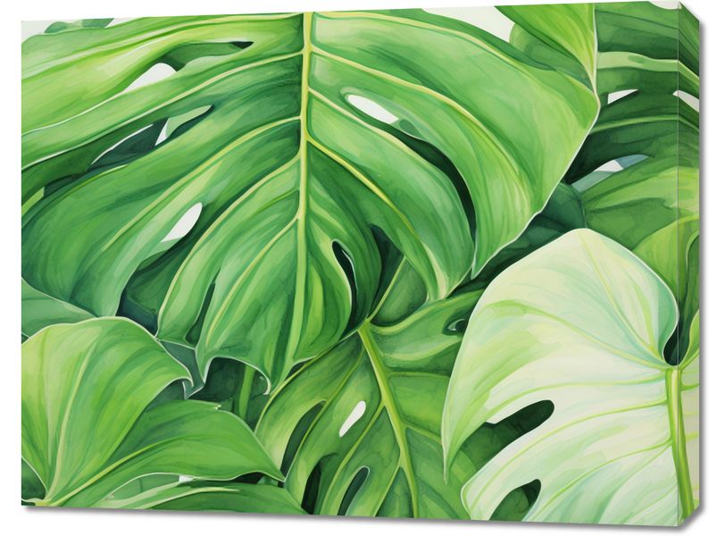Obraz 90x70cm Tajemnice Liści zdjęcie 1