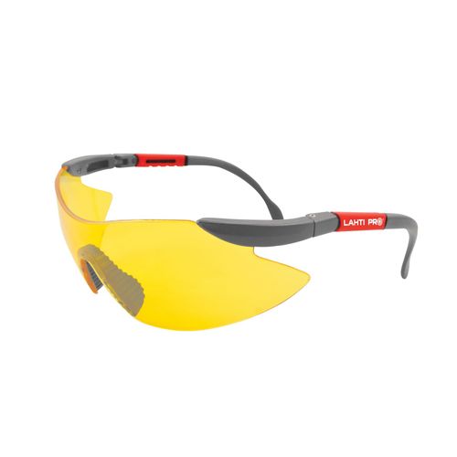 46039 Okulary ochronne żółte z filtrem UV F1, kategoria 2, LahtiPro na Arena.pl