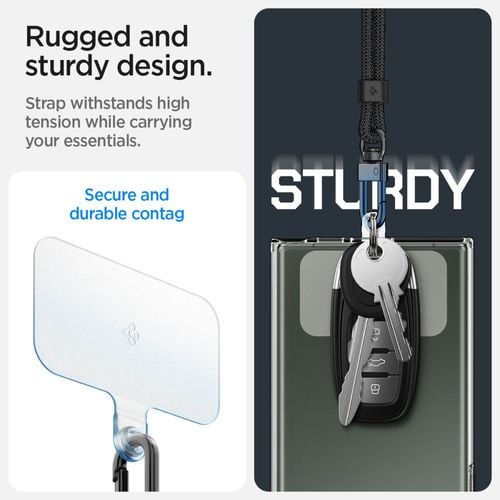 spigen universal strap set crossbody & wrist black na Arena.pl