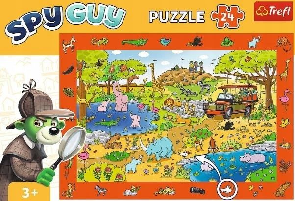 Puzzle 24 Obserwacyjne Spy Guy Safari 15591 zdjęcie 4
