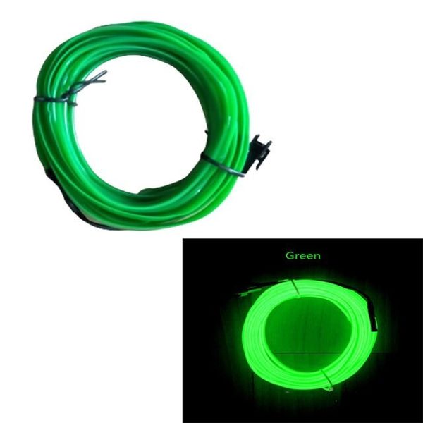 Neon Taśma Neonowa Led Do Dekoracji Wnętrza Samochodu 3M/12V Zielona zdjęcie 1