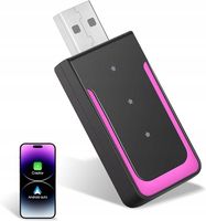 ADAPTER CARPLAY BEZPRZEWODOWY DO SAMOCHODU USB C/USB A