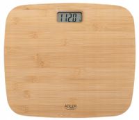 Elektroniczna Waga Łazienkowa Drewniana Adler 8173