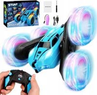 SAMOCHÓD TWISTER STEROWANY KOLOROWY LED AUTO+ PILOT 4WD 2.4 GHz
