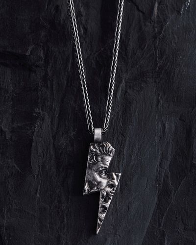 Srebrny wisiorek ZEUS. LIGHTNING na Arena.pl