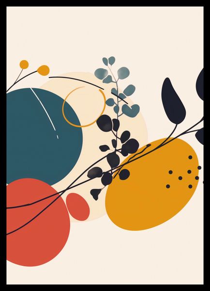 Plakat 64x90cm Kolaż Przyrody zdjęcie 2
