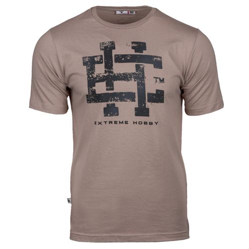 T-shirt BASIC CLASSIC BEŻOWY 2XL na Arena.pl