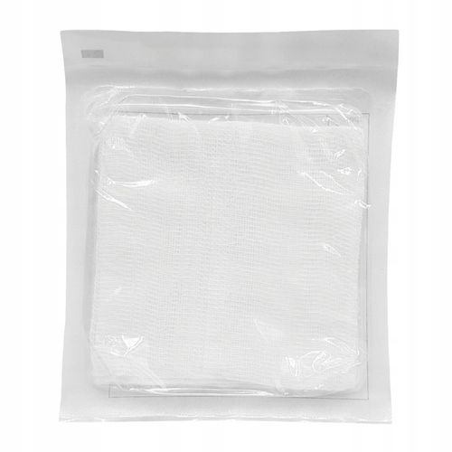 KOMPRESY JAŁOWE Z GAZY STERYLNE 10 x 10cm 150 szt. na Arena.pl