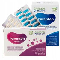 ZESTAW PARENTON GardenPharm suplement DLA MĘŻCZYZN KOBIET Poprawa płodności