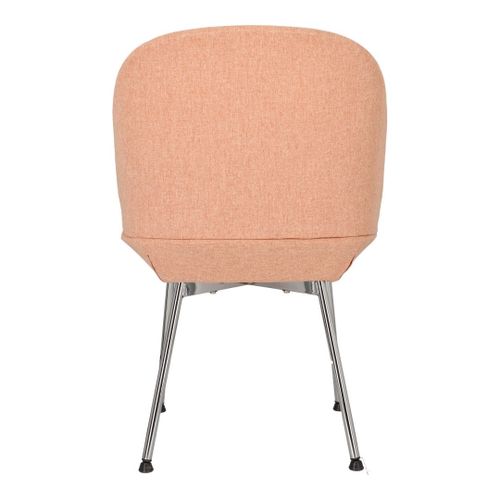 Krzesło Cloe różowe/ chrom na Arena.pl