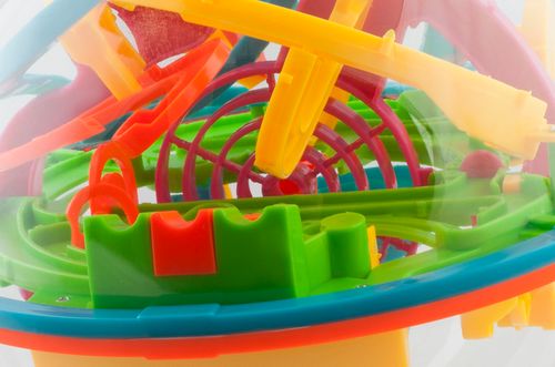 Inteligentna Kula Labirynt 3D Tor Kulkowy 138 Etap 4672 na Arena.pl