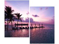 OBRAZ MAGICZNY ZACHÓD SŁOŃCA MALEDIWACH