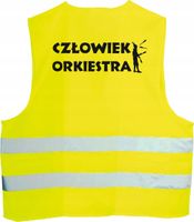 KAMIZELKA ODBLASKOWA z nadr CZŁOWIEK ORKIESTRA