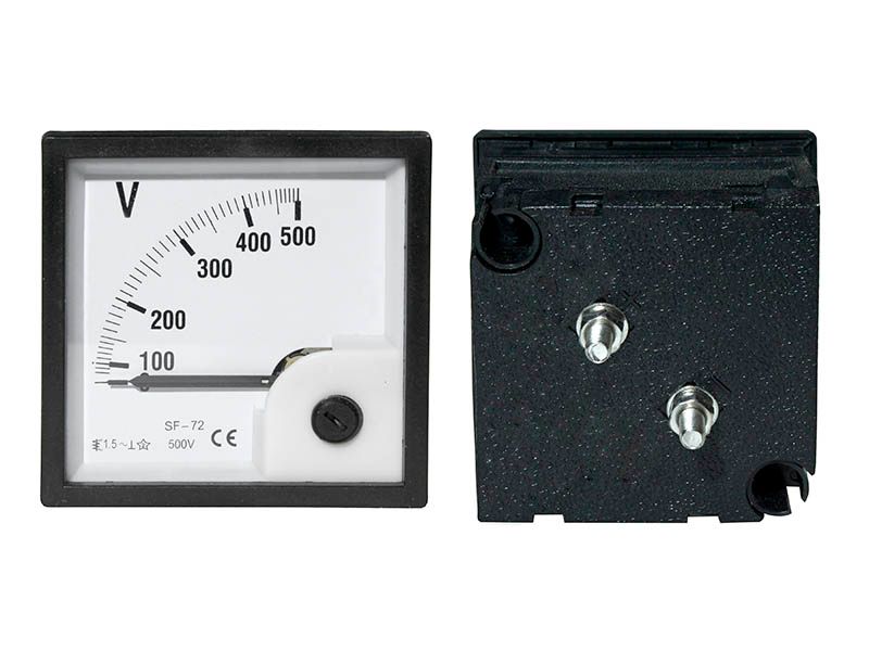 Miernik analogowy voltomierz kwadrat DUŻY 500V zdjęcie 1
