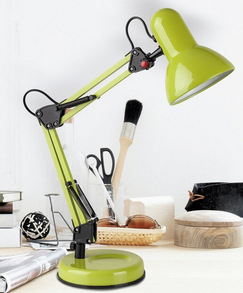 Stojąca LAMPA stołowa SAMSON 4178 Rabalux metalowa LAMPKA biurkowa regulowany reflektorek loftowy zielony zdjęcie 5