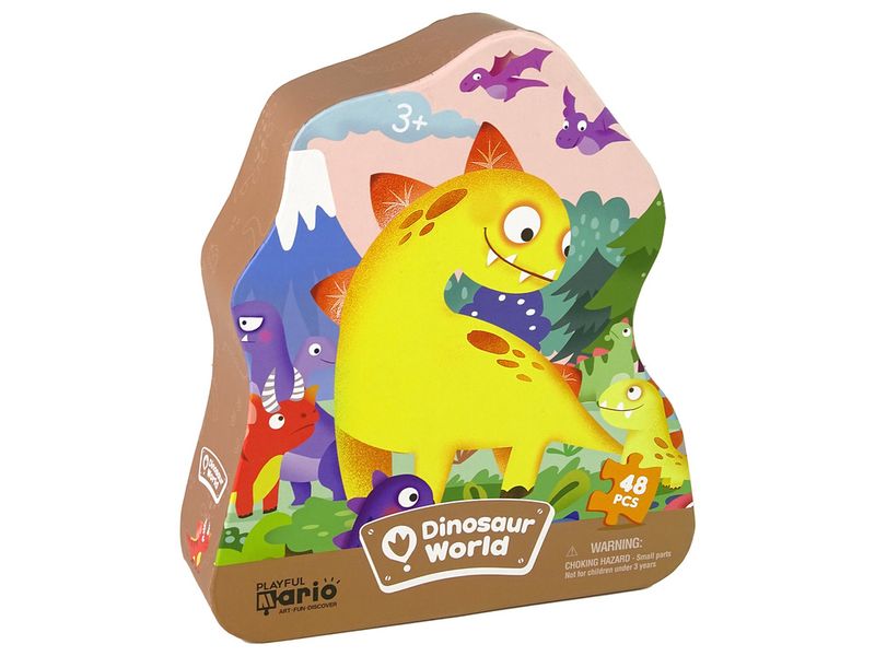 Puzzle Dinozaur Wulkan 48 Elementów zdjęcie 2