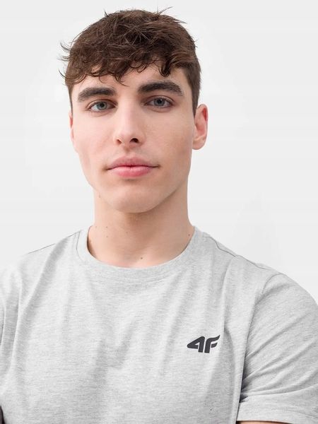 KOSZULKA MĘSKA 4F T-SHIRT BAWEŁNIANY SPORTOWY M706 zdjęcie 4