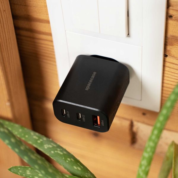 Spacecase Usb Charger 30W Gan Sc003B Black zdjęcie 4
