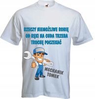 KOSZULKA Prezent dla mechanika z imieniem MECHANIK