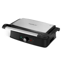 Karbowany opiekacz do panini Aigostar 1500W ze stali nierdzewnej dla wygody w kuchni